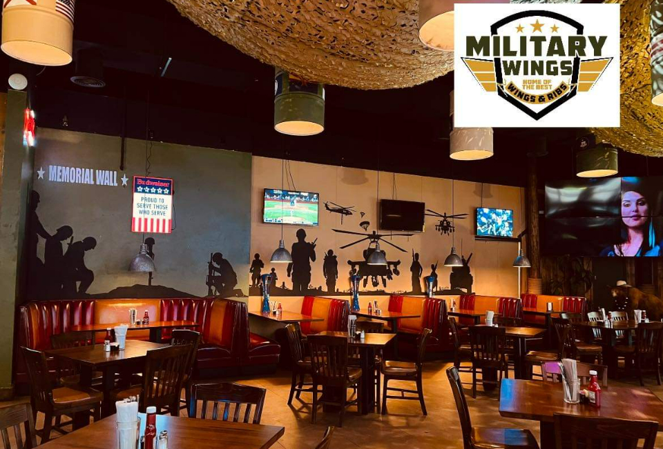 The bar at Military Wings